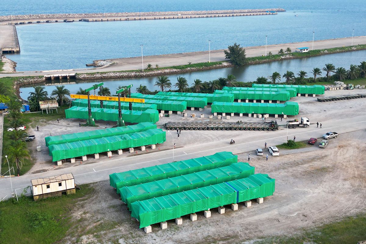 Temporary Port Storage Area - Thailand