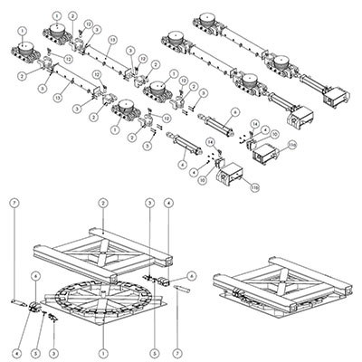 Heavy load mechanical engineering - drawing